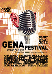 affiche 15me Gena Festival Open Air
