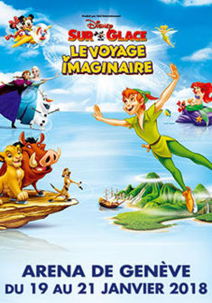 affiche Disney sur Glace - Le Voyage Imaginaire