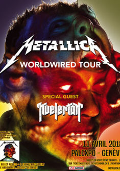 affiche METALLICA Worldwired Tour