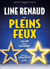 affiche  Pleins Feux  avec Line Renaud