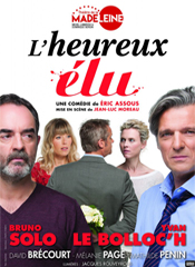 affiche  L'heureux lu  avec Yvan Le Bolloc'h et Bruno Solo