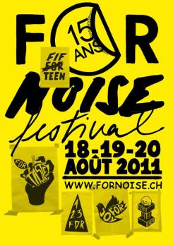 affiche For Noise Festival