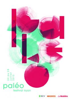affiche 38me PALEO Festival de Nyon