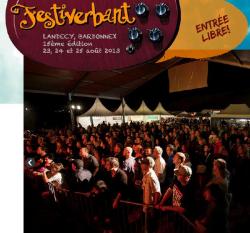 affiche 15me FESTIVERBANT 'festival rock  LanDEcy'