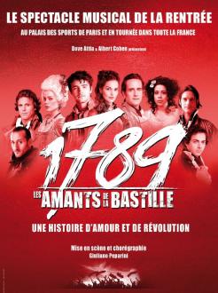 affiche 1789 - Les Amants de la Bastille