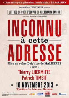 affiche Inconnu A Cette Adresse