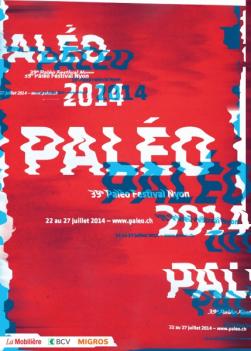 affiche 39me PALEO Festival de Nyon