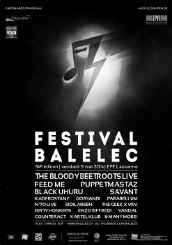 affiche 34me BALELEC Festival