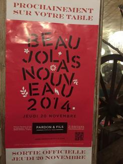 affiche Fte du Beaujolais Nouveau avec Hubert