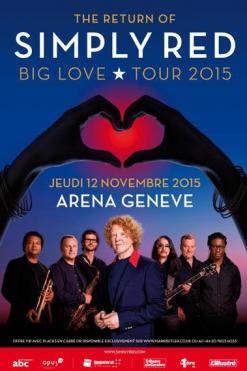 affiche Simply Red - Big Love Tour 2015
