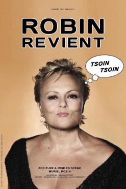 affiche Muriel Robin revient Tsoin Tsoin