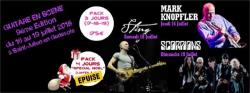 affiche 9me Festival GUITARE EN SCNE - Mark Knopfler, Sting, Scorpions