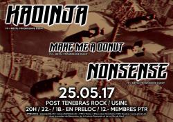 affiche Kadinja, Nonsense, Make Me A Donut