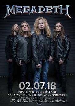 affiche MEGADETH