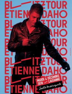 affiche Etienne DAHO  Blitz Tour 