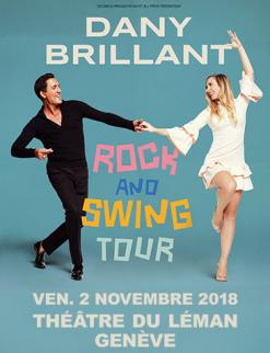 affiche Dany Brillant - Rock and Swing Tour