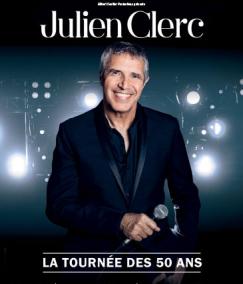 affiche Julien CLERC La tourne des 50 ans