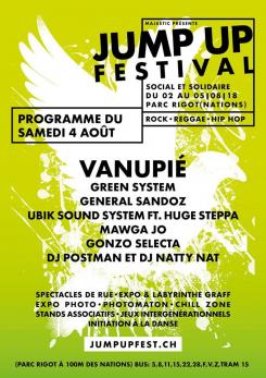 affiche Jump Up Festival 2018