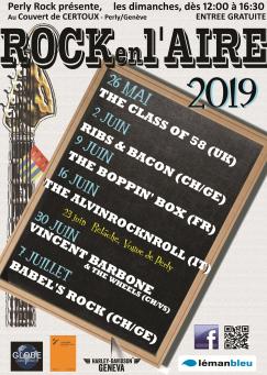 affiche Rock en l'Aire 2019 - The Class of 58