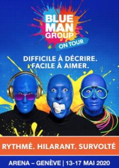 affiche Blue Man Group - annul