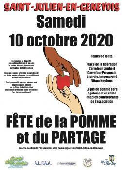 affiche Fte de la Pomme et du Partage