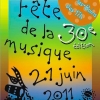 affiche Fte de la musique Thonon 2011