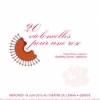 affiche 20 violoncelles pour une rose