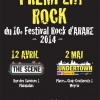 affiche Tremplin rock du 10me Rock Festival d'Arare