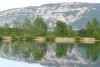 Lac d'Ogny, vue vers le Salve