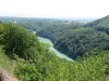 Vue sur le Rhne, du Fort du Bas