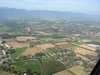 A gauche Meyrin, au milieu le petit village de Mategnin, au fond Prvessin et le Pays de Gex