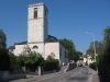 Eglise de Ferney, depuis la rue de l'Eglise