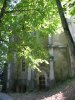 La chapelle, vue d'en-dessous