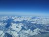 Photo prise  la verticale de Turin (au fond le Mont-Blanc et le Lac Lman)