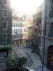 La rue de Saint Lger, vue du Bourg de Four