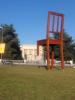 Palais des Nations et monument contre les mines anti-personnels