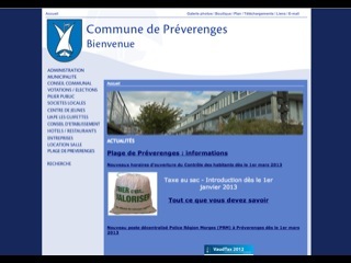 thumb Site officiel de la commune de Prverenges