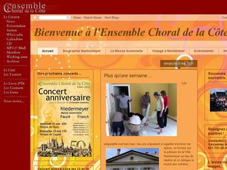 thumb Ensemble choral de la Cte