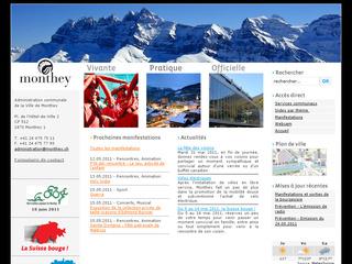 thumb Site officiel de la  Commune de Monthey