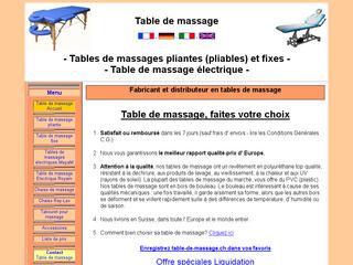 thumb Table de Massage discount