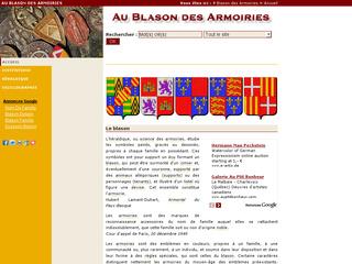 thumb Au Blason des Armoiries