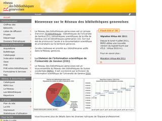 thumb Rseau des Bibliothques Scientifiques Genve