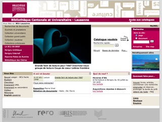 thumb BCU - ibliothque Cantonale et Universitaire de Lausanne
