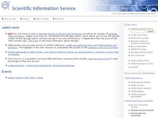 thumb CERN Scientific Information Service