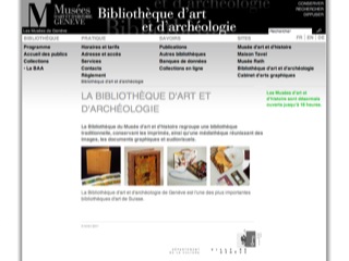thumb Bibliothque d'Art et d'Archologie