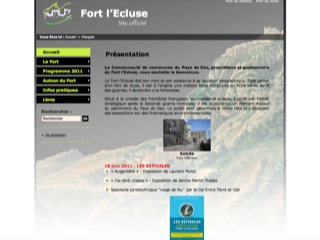 thumb Site officiel de Fort l'Ecluse
